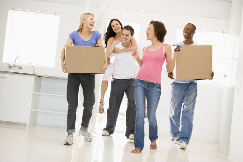 Moving team helping with a home relocation in Kingston
