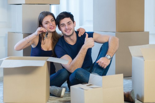 Kingston Movers team preparing a residential move with care