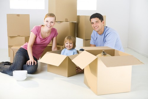 House removals team preparing furniture for a Kingston home move