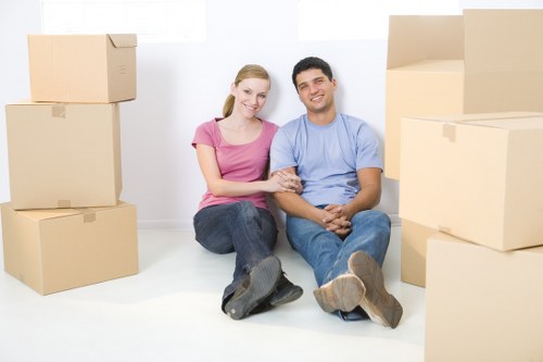 Local removals team helping with a move in Kingston