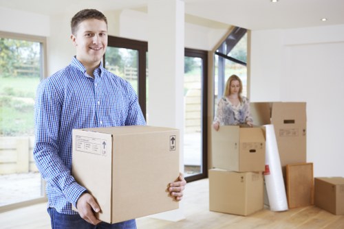 Removal team preparing a home move in Kingston