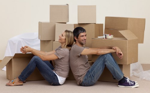 Packed household items ready for a Kingston home move