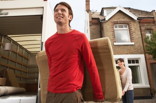 Residential removals in a Kingston flat with access challenges