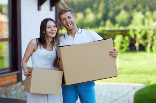 Careful packing and handling of household furniture for transport