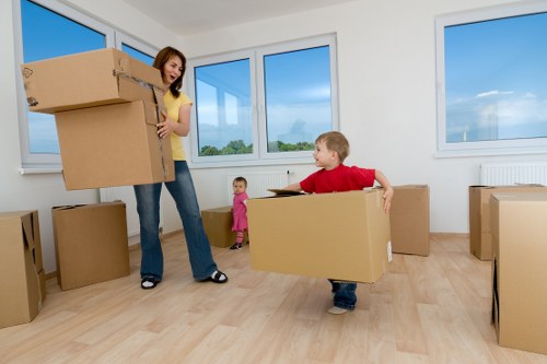 Kingston Movers crew working safely during a relocation