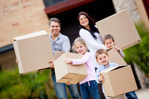 Local movers handling a flat relocation near Kingston with attention to parking and access