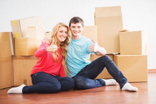 Removal van covering Kingston and nearby South West London areas