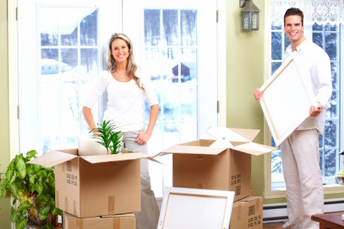 Movers managing a local Kingston relocation on moving day