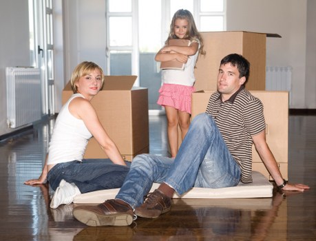 Packed student belongings ready for a Kingston house move
